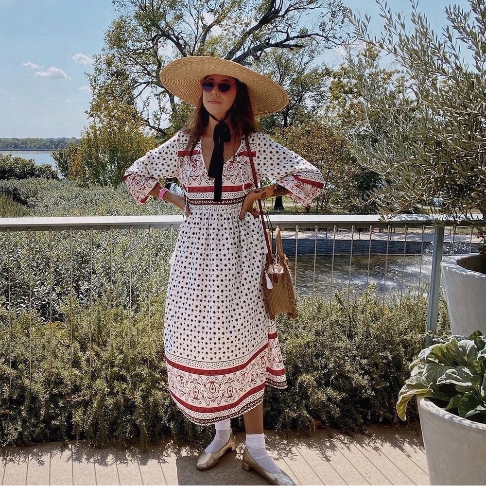 long sleeve midi dress
